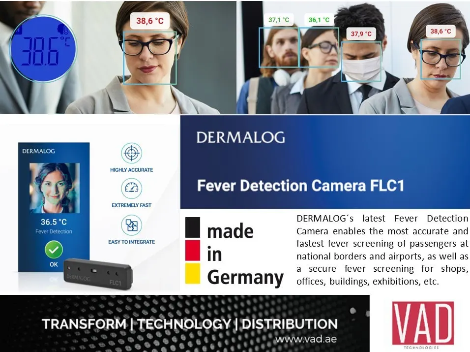 VAD | Dermalog - Fever Detection Camera FLC1 (Made in Germany)