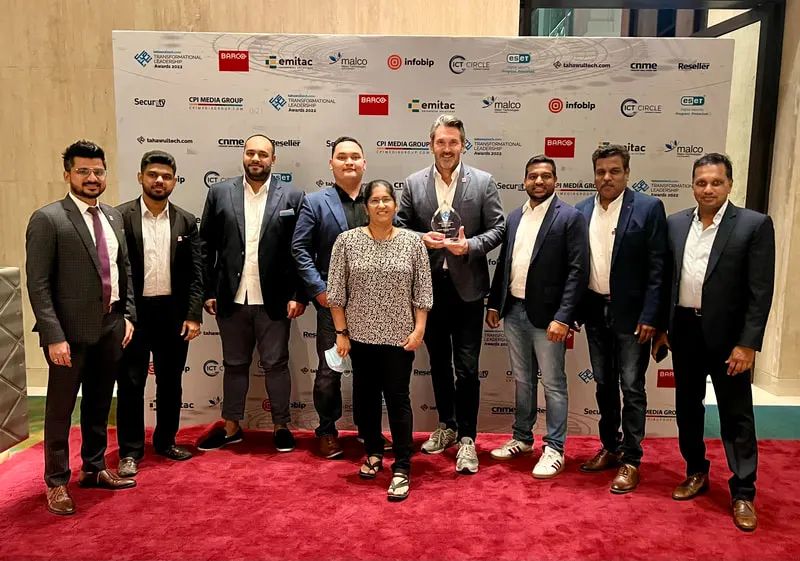 VAD Technologies named “Disruptive Technologies Distributor of the Year” at the Transformational Leadership Awards 2022