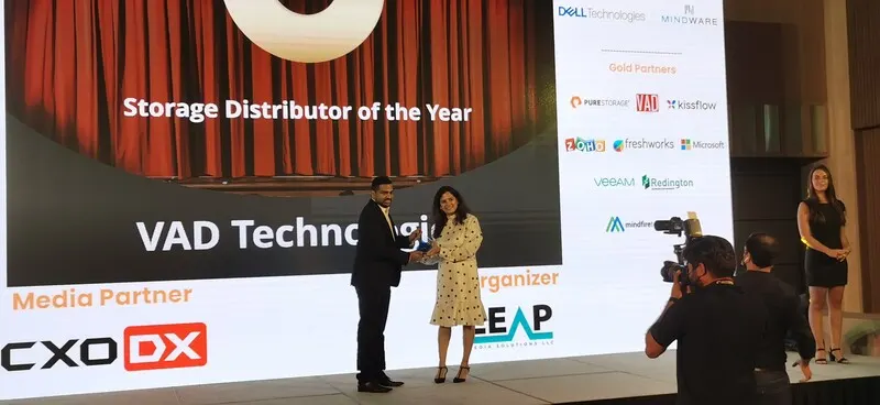 VAD Technologies wins "Storage Distributor of the Year" at CXODX Future Workspace Summit & Awards