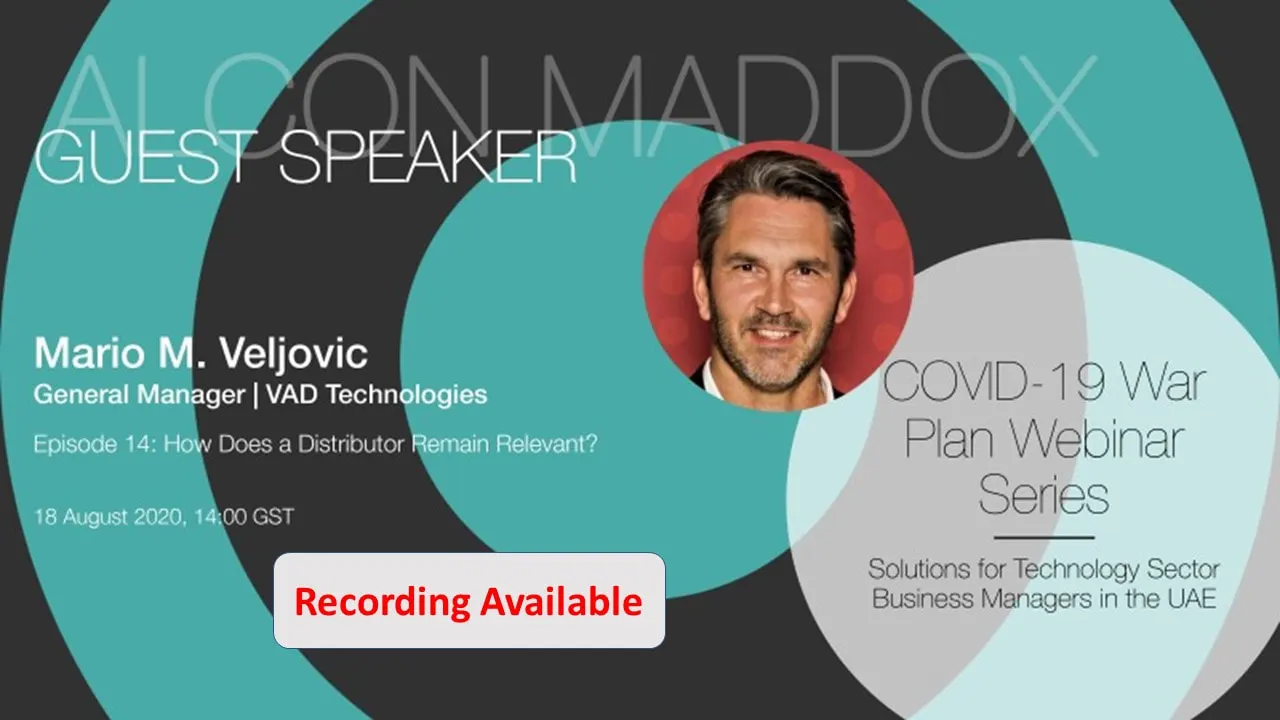 Webinar Recording Available: "HOW DOES A DISTRIBUTOR REMAIN RELEVANT?"
